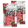 thumbnail image 2 of SOUR STRIPS Wild Cherry Flavored Candy | Deliciously Chewy Belts Vegetarian Candies, 12 per Pack, 2 PackRDC28, 2 of 4
