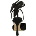 thumbnail image 4 of Sam Edelman Women's Halie Bow Heel Black Suede 7M, 4 of 5
