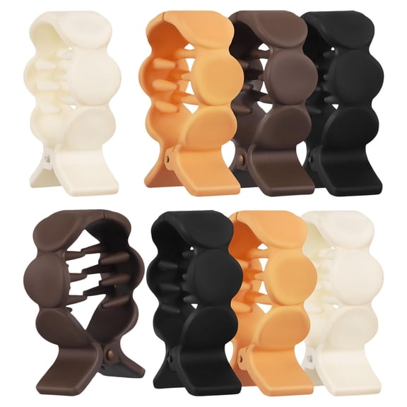 OULII High Ponytail Clips  Small Resin Hair Accessories for Styling Multi Colors