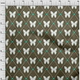 thumbnail image 4 of oneOone Polyester Spandex Dark Olive Green Fabric Check Sewing Craft Projects Fabric Prints By Yard 56 Inch Wide, 4 of 4
