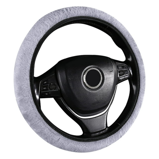 Steering Wheel Cover,Elastic Stretch Steering Wheel Cover with Soft Warm Non-Slip Car Decoration Car Wheel Protector Universal Fits 14-15 Inches,Steering Wheel Covers