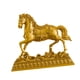 thumbnail image 5 of Estatua decorativa de caballo, recuerdo tradicional, escultura de resina para estantería, sala de estar oro, 5 of 9