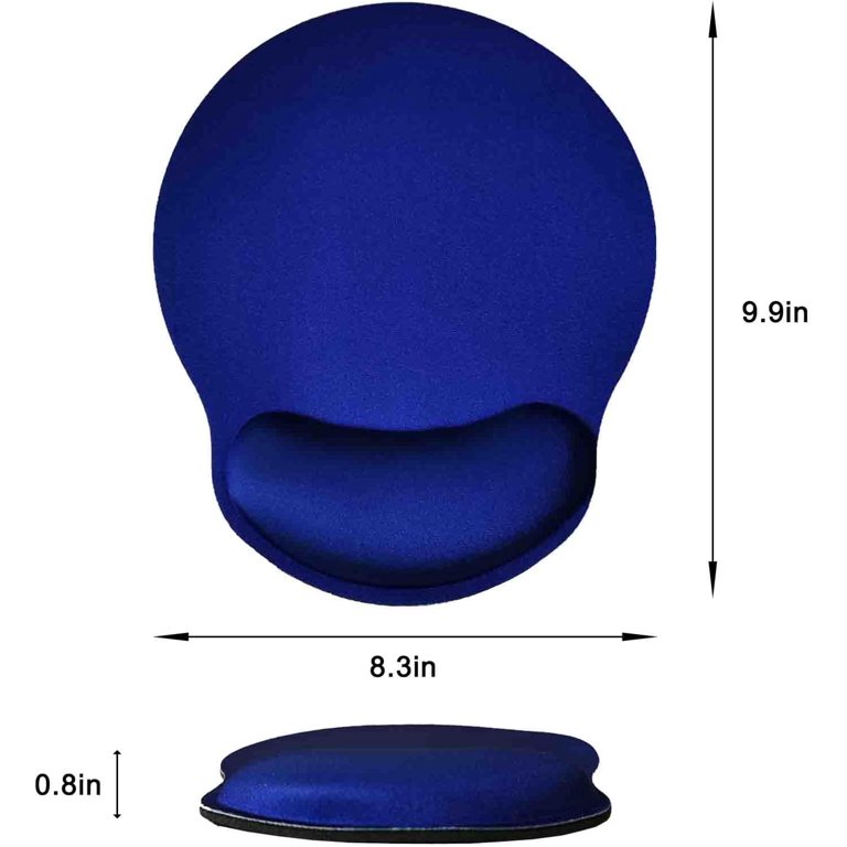 Portronics Comfipad Wrist Rest Mouse Pad With Soft Foam Cushion, Ergonomic, Wrist Support Non Slip Base Mousepad - Portronics