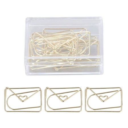 35 pieces of metal paper clips, photo paper clips, used in kitchen, home,  office