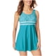 thumbnail image 2 of Augper Swim Trunks Women's Bathing Suits Split Body Conservative Printing Bikinis Sets, 2 of 3