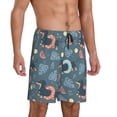 thumbnail image 2 of Wukai Dachshund Dog Puppy Men’s Short Pajama Pants With Pockets Soft Sleep Pj Shorts for Men-XX-Large, 2 of 6