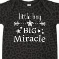 thumbnail image 4 of Inktastic Little Boy, Big Miracle Boys Baby Bodysuit, 4 of 5