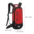thumbnail image 4 of Cycling Backpack Breathable Lightweight Bike Riding Daypack for Outdoor Sports Camping Hiking Running Traveling Mountaineering Hydration Pack, 4 of 8