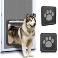 thumbnail image 1 of Dog Screen Door, Inside Door Flap 12x14x0.4 Inch, Lockable Pet Screen Door, Magnetic Self-Closing Screen Door with Locking Function, Sturdy Screen Door for Dogs Cats, 1 of 9