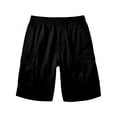 thumbnail image 7 of Gym Mens Shorts Solid Color Elastic Waist Casual Cargo Pants with Multiple Pockets Shorts, 7 of 7