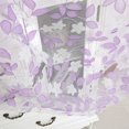 thumbnail image 3 of VerPetridure Leaf Window Screen 100 X 200Cm Purple Leaf Sheer Curtain Tulle Window Treatment Voile Drape Valance 1 Panel Fabric, 3 of 5