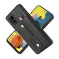 thumbnail image 3 of Dteck for Samsung Galaxy A71 5G Case, PU Leather Adjustable Loop Strap Case with Hidden Cart Slot Shockproof Protective Case for Samsung A71 5G 6.7" 2020 Ladies Women Men, Black, 3 of 15
