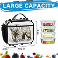 thumbnail image 6 of Herdesigns Bear Backpack with Lunch Box Forest Animals Lightweight Large Travel Work Laptop Backpacks Set Casual Daypacks, 6 of 8