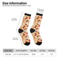 thumbnail image 2 of Haiem Guinea Pigs And Mushrooms Pattern Crew Socks – Soft & Durable Moisture-wicking Socks, Stay-Up Fit for Business, Work, and Casual Wear Size 5-11, 2 of 6