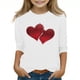 thumbnail image 2 of Blusas y camisas de manga larga con cuello redondo y estampado infantil, manga 3/4/cuello redondo tres cuartos, camisa y top para niños, top de poliéster para niños, 2 of 5