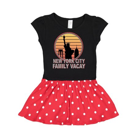

Inktastic New York City Family Vacation Gift Toddler Girl Dress