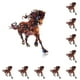 thumbnail image 1 of Qarigey Broches de dibujos animados animales encantadores caballo joyería estilo Retro divertido esmalte solapa Clips bolsa niños niñas Caballo 10piezas Qarigey CBP277648, 1 of 5