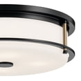 thumbnail image 3 of 52597BKCPZ Kichler Lighting Brit - 4 Light Flush Mount-5.5 Inches Tall and 18 Inches Wide-Black/Champagne Bronze Finish, 3 of 3
