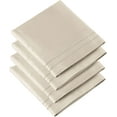 thumbnail image 3 of CGK Linens Extra Soft Pillowcases Set of 4 - King Size Hotel Luxury Breathable & Cozy 4-Piece Pillow Covers, Cream, 3 of 7