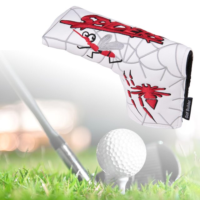 Cubierta de la cabeza del putter de la hoja de golf de cuero de la PU, cubierta de la protección de la cubierta de la cabeza del palo de golf para Baoblaze Cubierta de cabeza de putter de golf