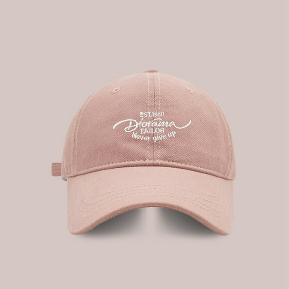 Alphabet Embroidered Baseball Cap Sports Casual Face Cap Woman Beach Hat Hat Tennis Sports Visor for Women Prick Hat Visor Caps Mesh Visor Nice Visors Foam Visors with Coil Bands Suit Hat Travel