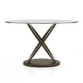 thumbnail image 2 of Furniture of America Darbunic Contemporary Wood Console Table in Dark Walnut, 2 of 5