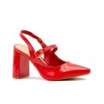thumbnail image 4 of Zapatilla Lady Paulina Para Mujer Vestir Confort Rojo Charol rojo 25.5, 4 of 6