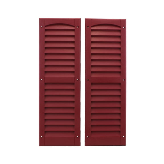Shed Windows and More Shed Shutter (1) Pair 9" x 27" Maroon