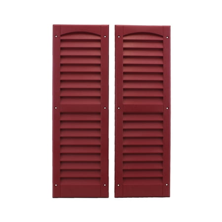 Shed Shutter (1) Pair 9" x 27" Maroon - Walmart.com