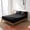 Black 76"x79.9", variant on Unique Bargains Fitted Sheet Polyester Bed Sheets Comfortable Bedding White 39"x74.8"