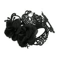 thumbnail image 1 of Unique Bargains 1 Pc Rose Phoenixs Party Mask Black Lace, 1 of 5