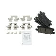 thumbnail image 2 of TRQ Rear Brake Pad & Rotor Kit Brake Pads Brake Rotor Parking Brake Shoe Set Ceramic Premium G-Coated Fits Select 2004-2006 Lexus RX330 2007-2009 RX350 2006-2008 RX400h 2004-2007 Toyota Highlander, 2 of 4