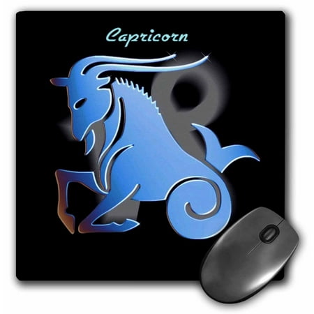 - 3dRose Capricorn Zodiac Sign, Mouse Pad, 8 by 8 inches
