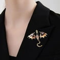 thumbnail image 3 of Flying Animal Enamel Lapel Pin Exquisite Rhinestone Jewelry Accessory for Men and Women, 3 of 3