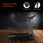 MaxKare 20 Folding Treadmill 300lbs with 15 Level Auto Incline, 3.5HP, 12MPH, Portable Foldable Treadmill with Bluetooth/Zwift App Compatible