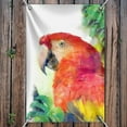 thumbnail image 3 of Rainforest Macaw Parrot Tropical Watercolor Home Business Office Sign, 3 of 4