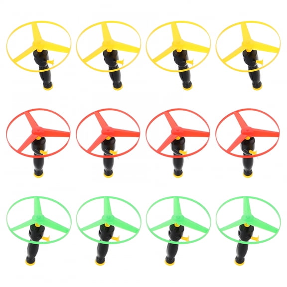 DESIGNICE 12 Pcs Flying Disc Toy Saucer Outdoor Edgeless Child