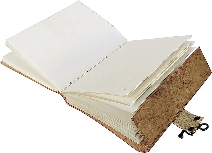 OVERDOSE TORTOISE Journal Notebook - Handmade Antique Journal For Students, College & Office for Men & Women Diary Leather Sketchbook Drawing Journal Notebook - Size 5 x 7 inches | 12 x 17 cm | A6