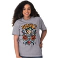 thumbnail image 3 of Betty Boop Biker BBMC Roses Tattoo Women Plus Size Graphic Tee Tees Brisco Brands 2X, 3 of 5