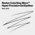 thumbnail image 2 of Revlon ColorStay Micro™ Hyper Precision Gel Eyeliner, 214 Black, 0.002 oz, 2 of 10