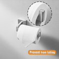 thumbnail image 3 of Portarrollos de papel higiénico de acero cepillado, portarrollos de acero inoxidable para baño, 3 of 3