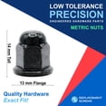 thumbnail image 2 of Retainer Nuts/Screws for Volvo 780 License Plates (Set of 4, Black, Rear), 2 of 4