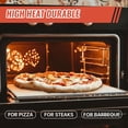 thumbnail image 3 of 18'' Square Pizza Stone Baking Stone Cordierite Bread Stone for Oven Grill, Thermal Shock Resistant Ideal for Baking Different Sizes of Pizzas or Bread, 3 of 12