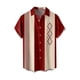thumbnail image 1 of Camisas Y s Camisas florales para hombre Camisas de playa con botones para vacaciones tropicales (Red, 3XL), 1 of 4