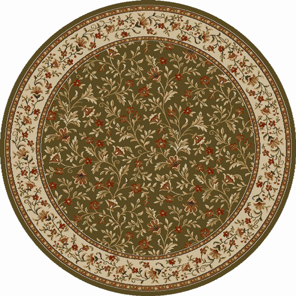Vitaly Rafiqi Area Rug 1593 Sage Italian Bordered