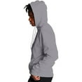 thumbnail image 3 of Champion Mens Powerblend Hooded Sweatshirt, 2XL, Stone Grey, 3 of 3