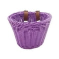 thumbnail image 3 of Cesta de mimbre para Cesta de bicicleta Cesta de manillar Portador de tejido duradero Bolsa de Cesta de ciclismo Mimbre delantero de , Violeta, 3 of 8