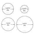 thumbnail image 2 of 4-Piece Acrylic Small Round Riser Set, 2 of 6