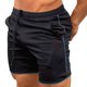 thumbnail image 4 of Soidarity Hombres Fitness Culturismo Gimnasios Joggers Pantalones cortos Pantalones de chándal Pantalones para correr Uniforme atlético azul negro 2XL Soidarity FS7572-12, 4 of 4