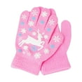 thumbnail image 4 of Kogui Girls Winter Gloves Kids Winter Gloves Magic Warm Full Finger Gloves Soft Stretchy Knit Mittens for Toddler Boys Girls (Pink,One Size), 4 of 4